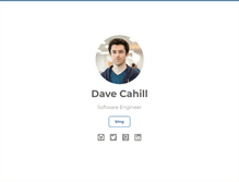 Tablet Screenshot of dave-cahill.com